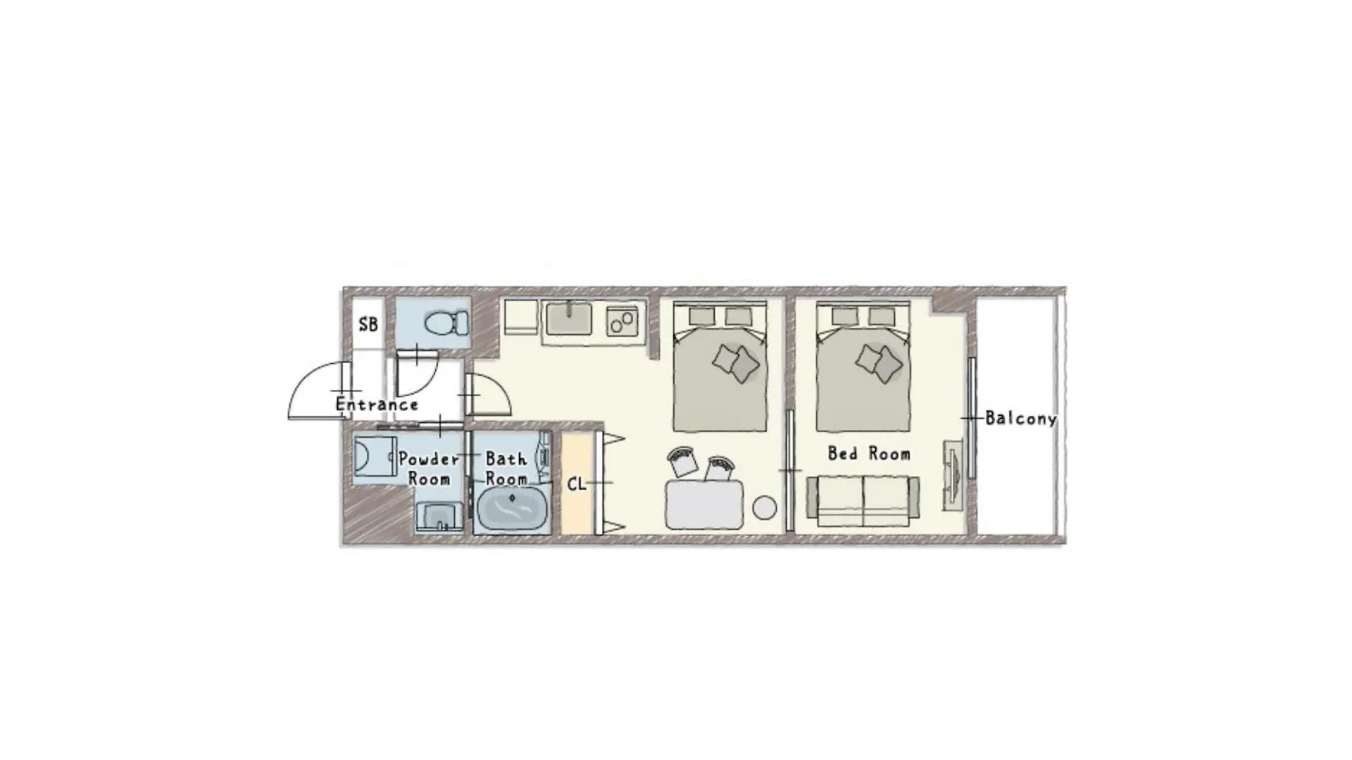 *** 公寓式酒店 难波日本桥邦公寓 大阪 日本
